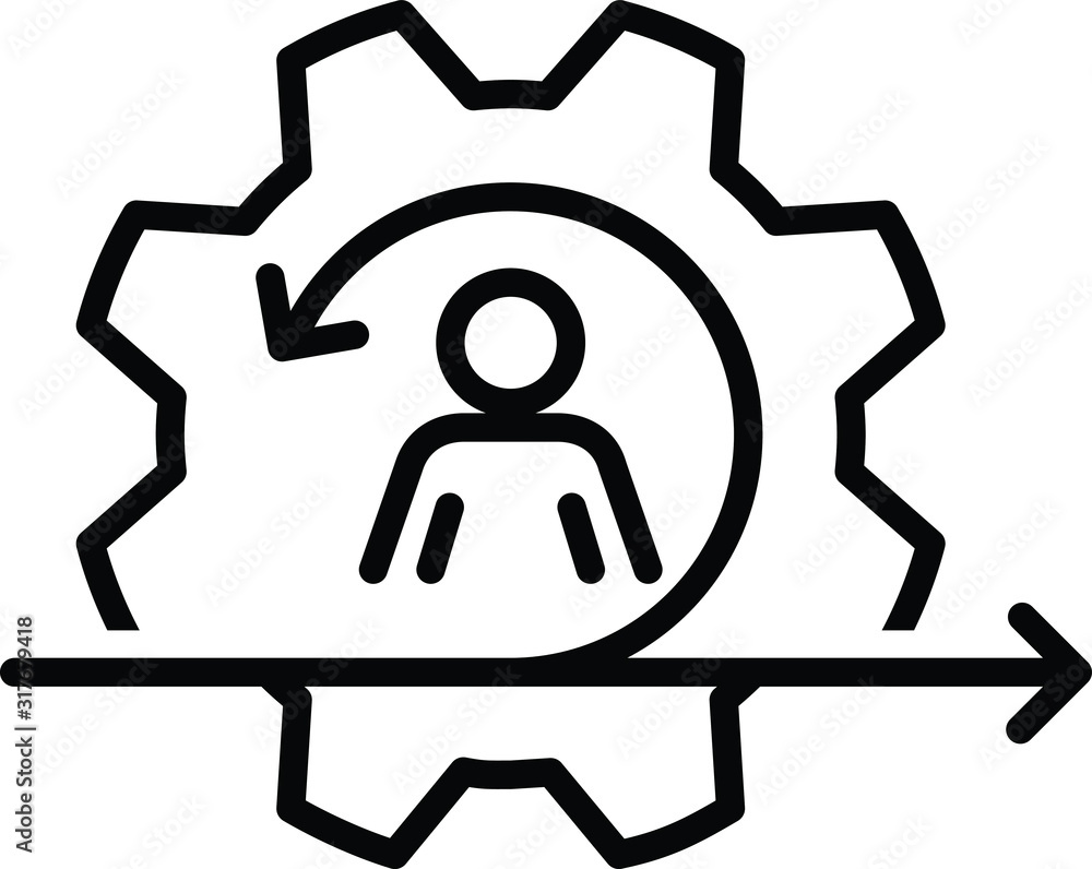 Retention icon, vector illustration Retention icon, vector illustration