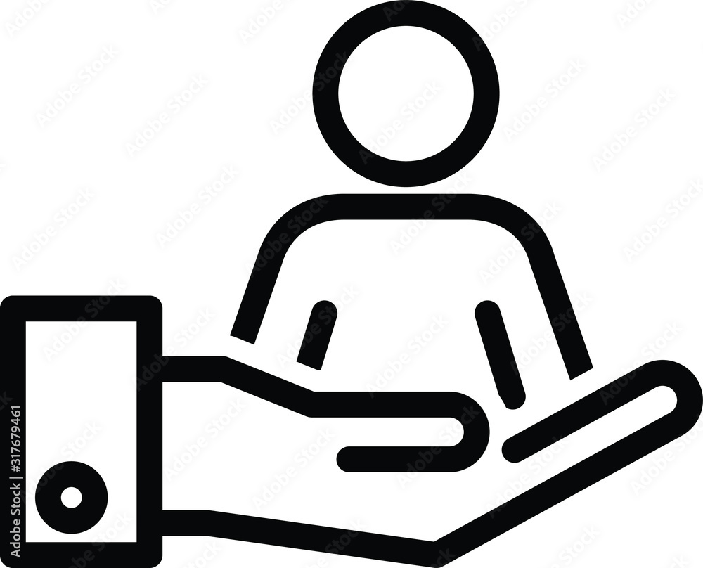 Retention icon, vector illustration Retention icon, vector illustration
