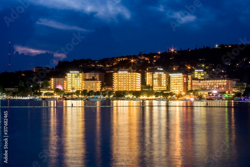 Schilderij op canvas Hotel  facilities in Portoroz, Istria, Adria, Slovenia, Europe