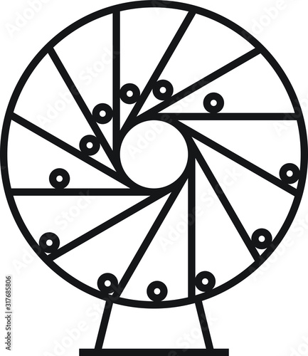 perpetual motion, vector illustration