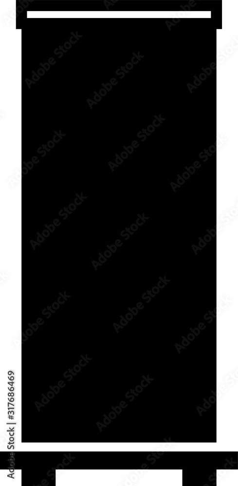 Roll up banners icon - vector illustration. Roll up banners icon - vector illustration.