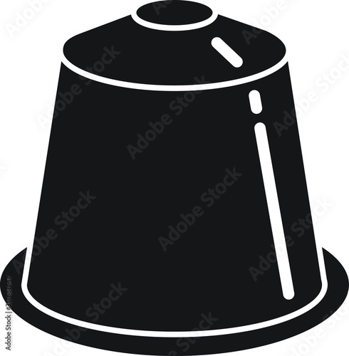 coffee capsule icon - vector illustration.
