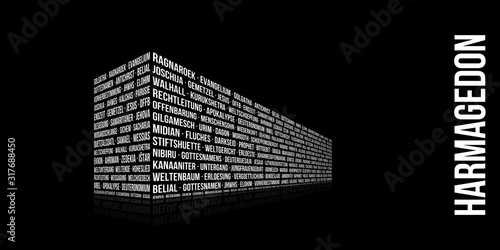Bild auf Leinwand Harmagedon