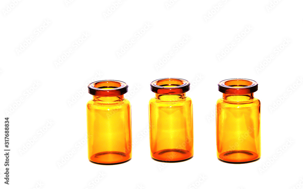 Bottle. Medical ampoules. Ampules on a white background. Bottle for perfume. Bottle for pills. Bottle. Medical ampoules. Ampules on a white background. Bottle for perfume. Bottle for pills.