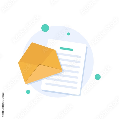 Email and messaging,Email marketing campaign,flat design icon vector illustrationEmail and messaging,Email marketing campaign,flat design icon vector illustration