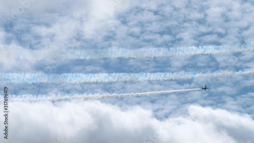 Jet team in the air