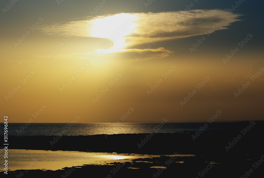 Sunset at Penisola della Strea - Salento, Italy Sunset at Penisola della Strea - Salento, Italy