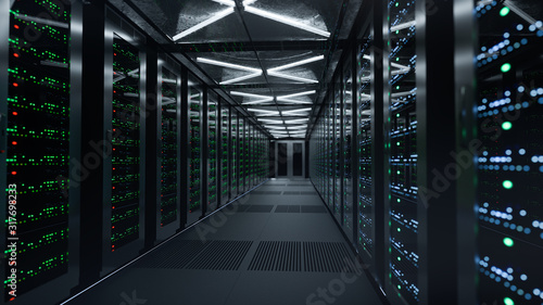 Data servers at the enterprise data center