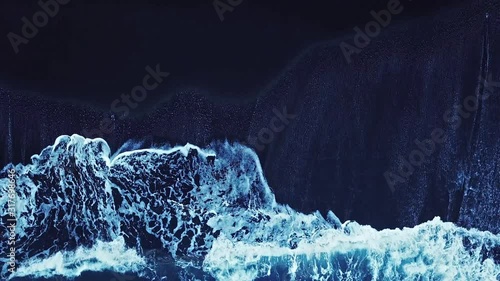 Black Beach Aerial