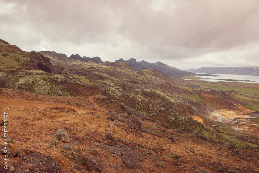 Obraz premium Beautiful view of the landscape in Iceland