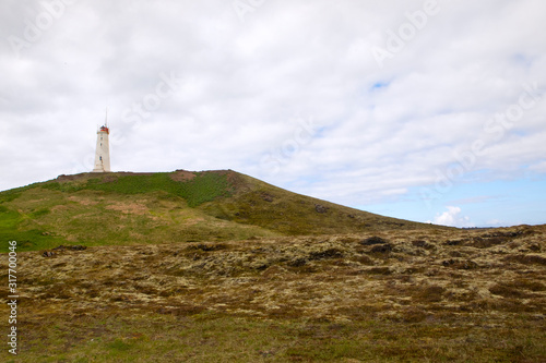 lighthouse on the coast of Iceland, landmark
