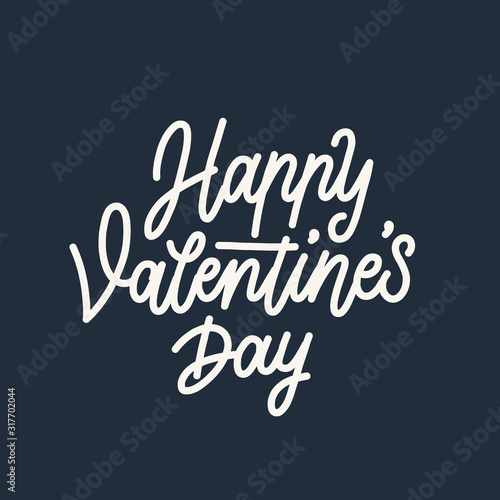 Valentines day background with heart pattern and typography of happy valentines day text . Vector illustration. Wallpaper, flyers, invitation, posters, brochure, banners
