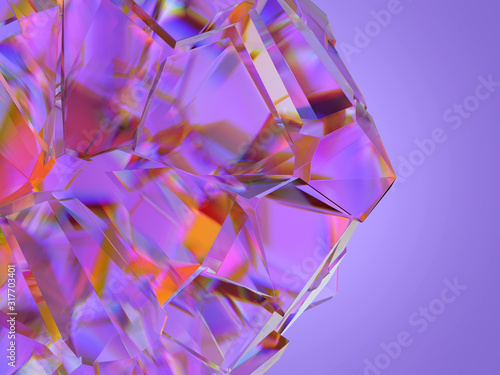 shattered glass, abstract background