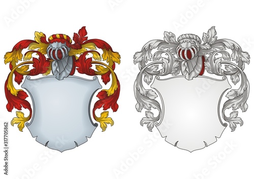 Coat of Arms Knight emblem #1019