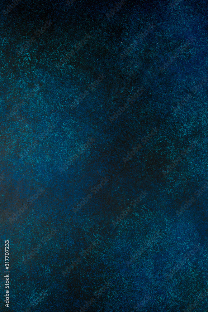 Textured background painted in blue with transitions