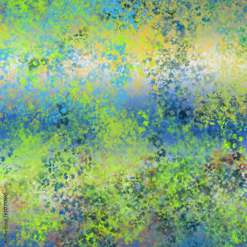 abstract painted watercolor background blots and splatters