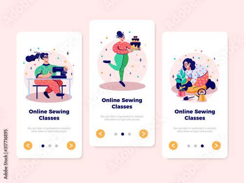 Hobbies Online Banners Set 