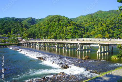 Togetsukyo Bridge, Arashiyama, Kyoto Pref., Japan photo