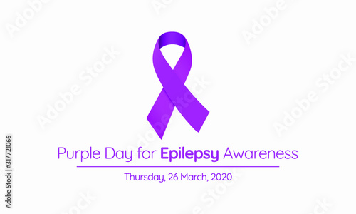 Vector Illustration on the theme of Purple day for Epilepsy awareness on March 26th.