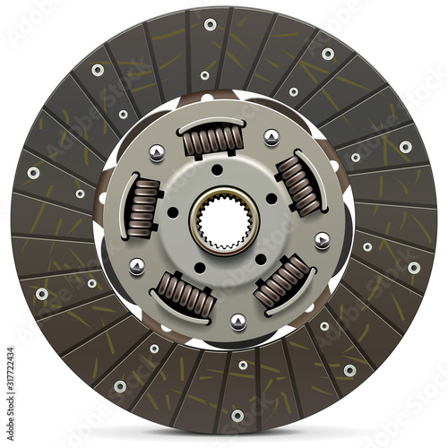 Vector Car Clutch Disk