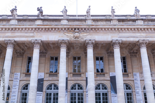 The Grand Theatre  La Comedie Square  Bordeaux  Nouvelle Aquitaine  France  Europe