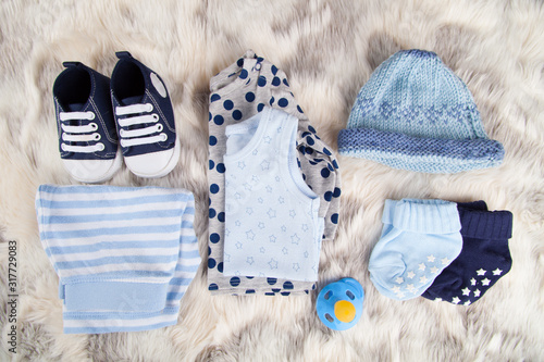 Baby boy outfits and clothing  photo