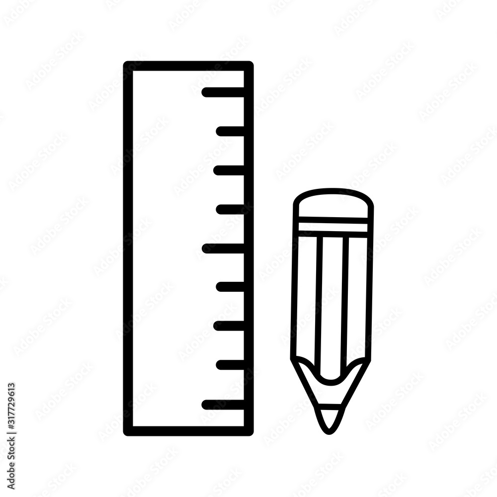 Ruler icon vector simple and trendy design Ruler icon vector simple and trendy design