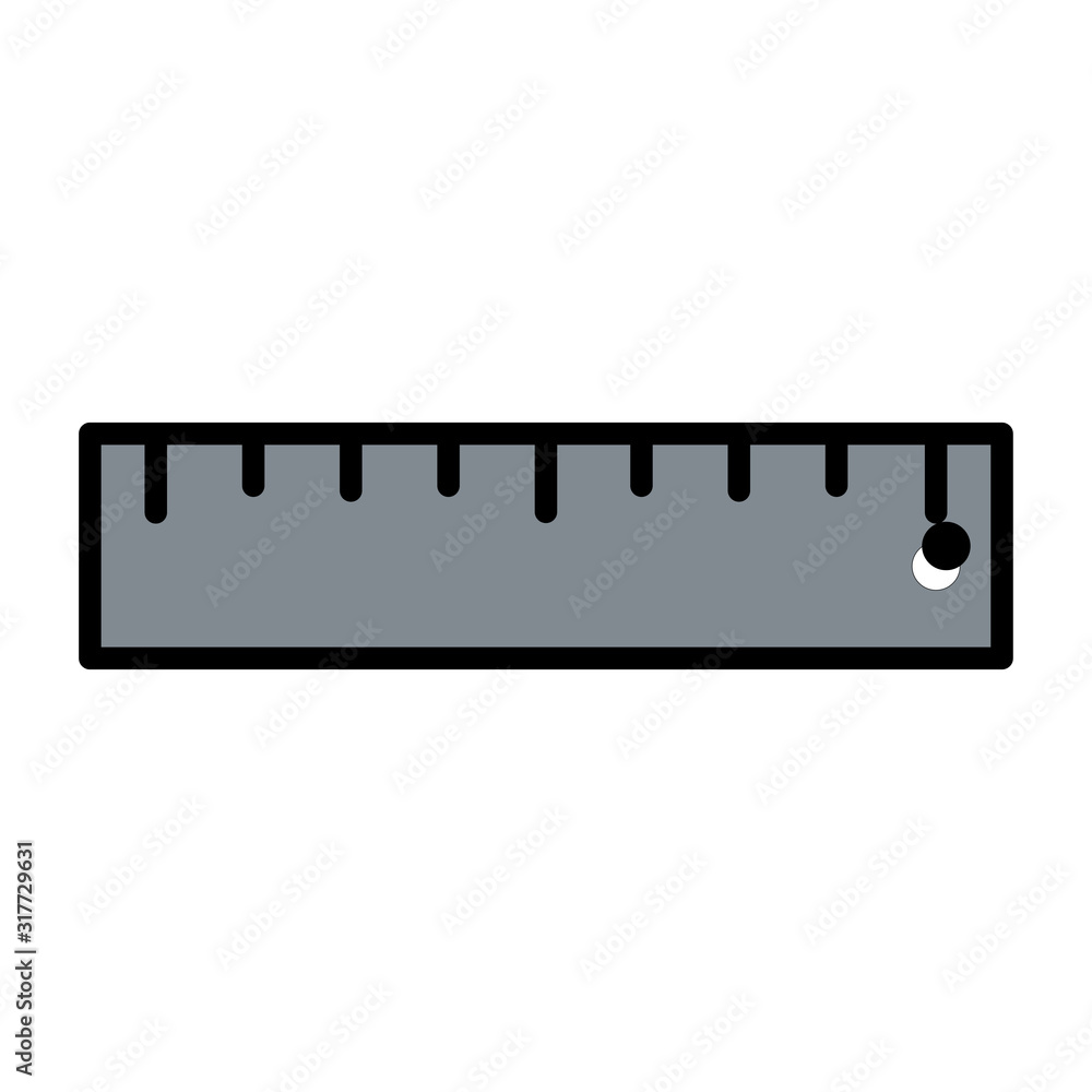 Ruler icon vector simple and trendy design Ruler icon vector simple and trendy design