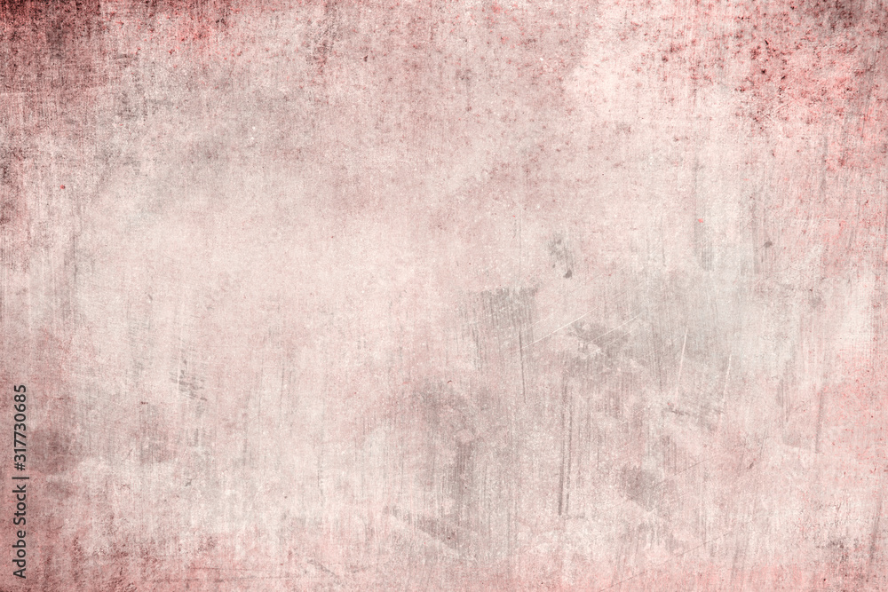 Fototapeta premium Old weathered pink colored wall