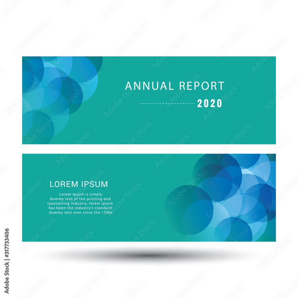 Set of vector banners design template with circle shapes Set of vector banners design template with circle shapes