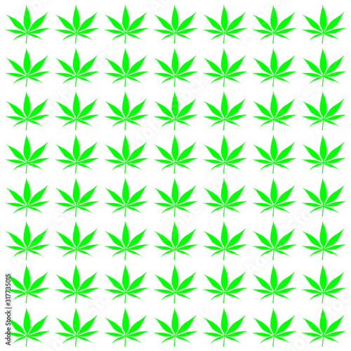 A repeating cannabis leaf pattern background image.