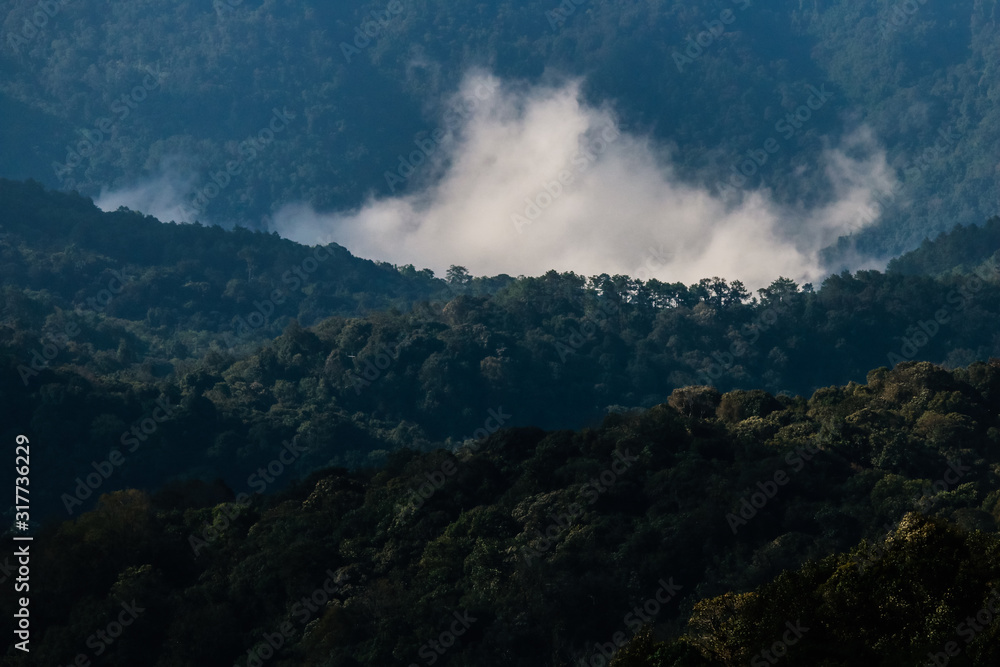 view of mountains