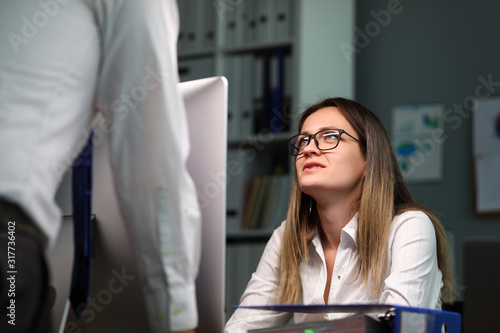 Colleagues at workplace