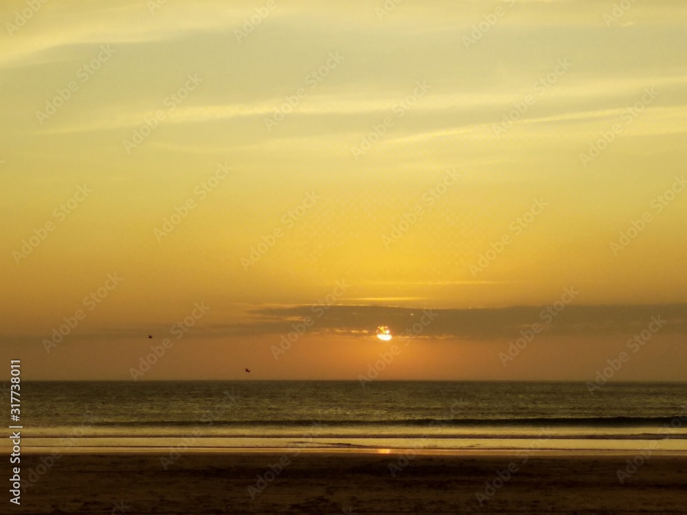 Fototapeta premium sunset on beach