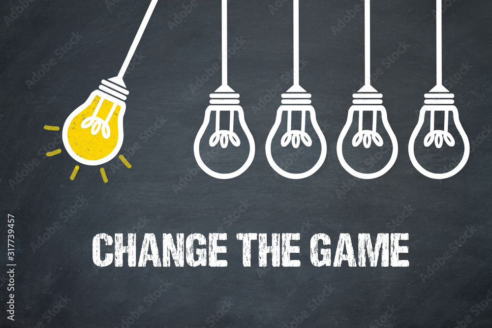 Fototapeta premium Change the Game