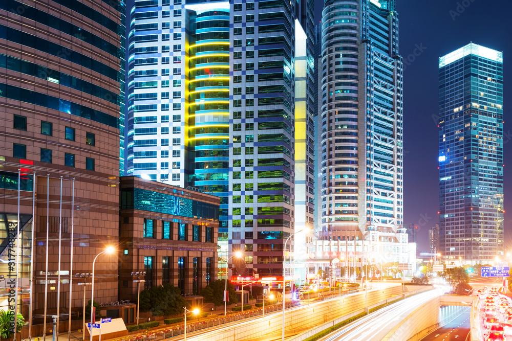 Obraz premium the light trails