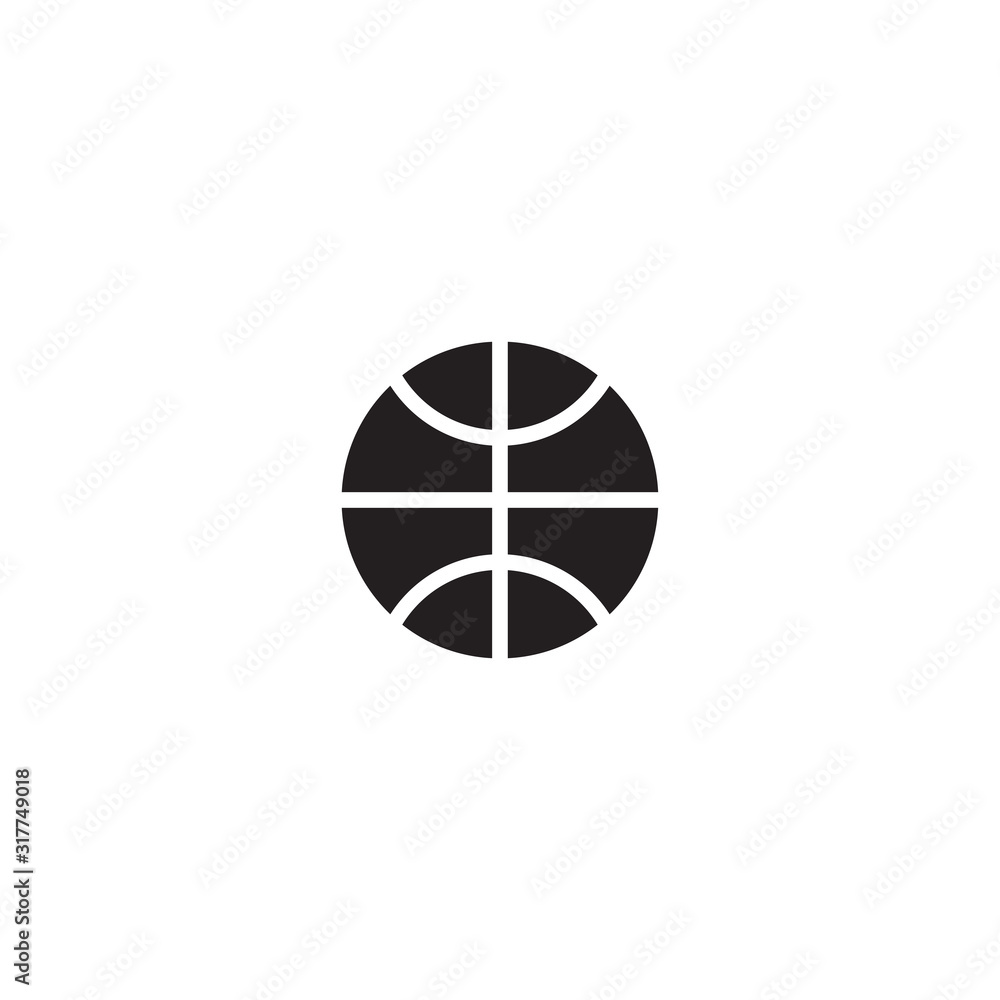 Basket Ball Icon Vector. Sign isolated on white background. Trendy Flat style for graphic design, Web site, UI. EPS10 Basket Ball Icon Vector. Sign isolated on white background. Trendy Flat style for graphic design, Web site, UI. EPS10