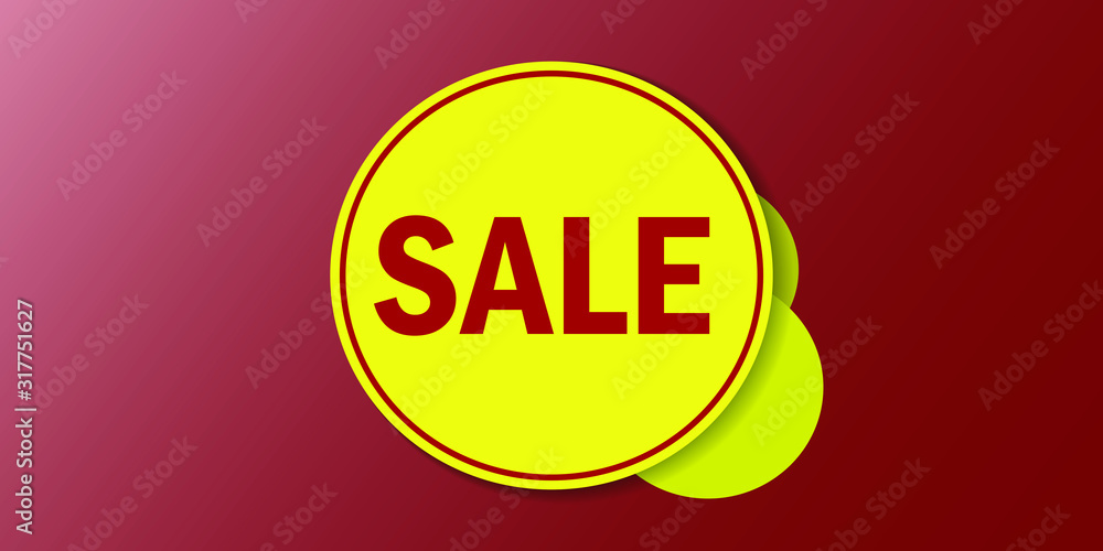 Sale Promotion banner with red background. Sale Promotion banner with red background.