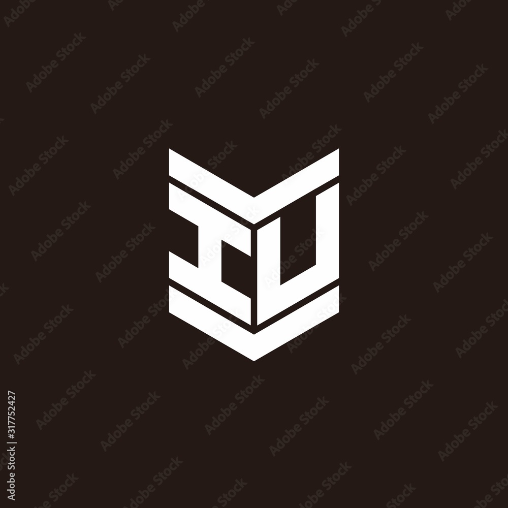 Logo alphabet monogram with emblem style Logo alphabet monogram with emblem style