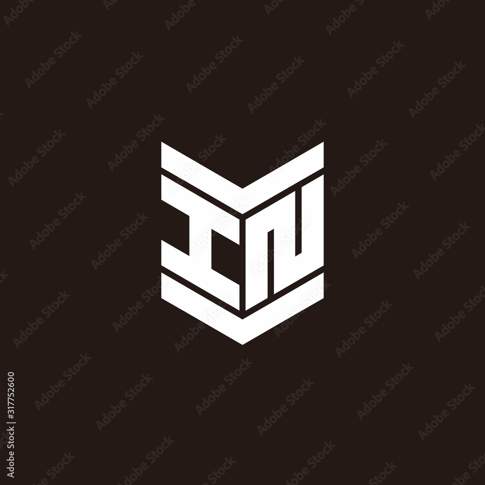 Logo alphabet monogram with emblem style Logo alphabet monogram with emblem style