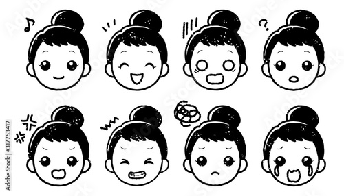 表情はんこセット1