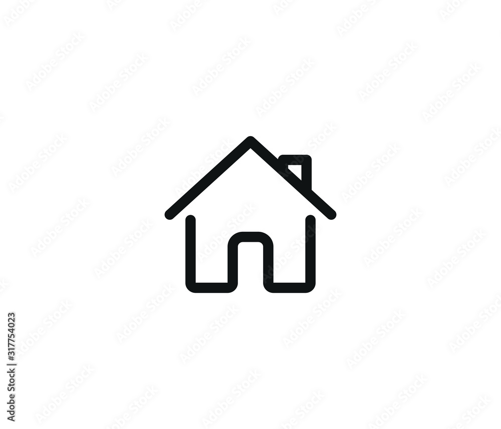 House icon symbol eps 10 vector