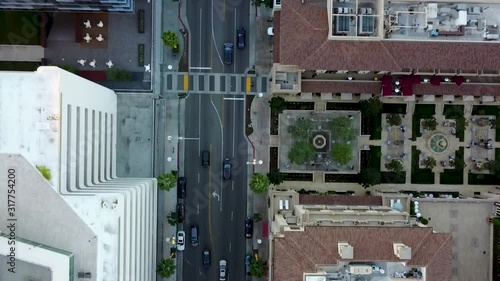 flying above the streets of Beverly Hills