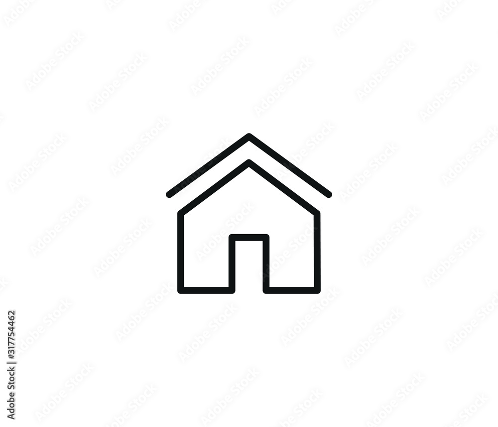 House icon symbol eps 10 vector