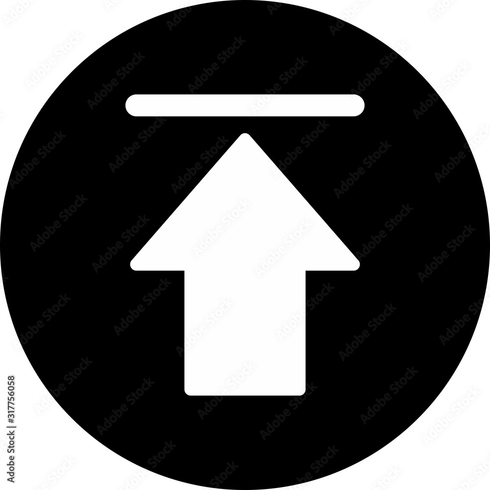 Upload icon isolated on background Upload icon isolated on background