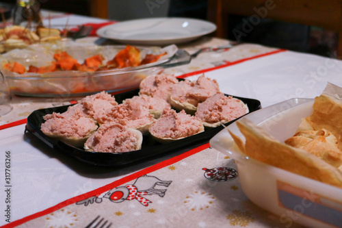 Barchette con paté di prosciutto, ricette e cucina 
