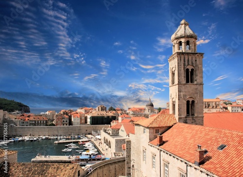 view over the old town of Dubrovnik, Croatia © Susy