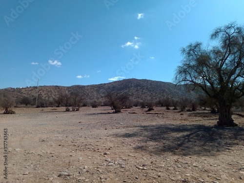 Paysage de montage marocaine