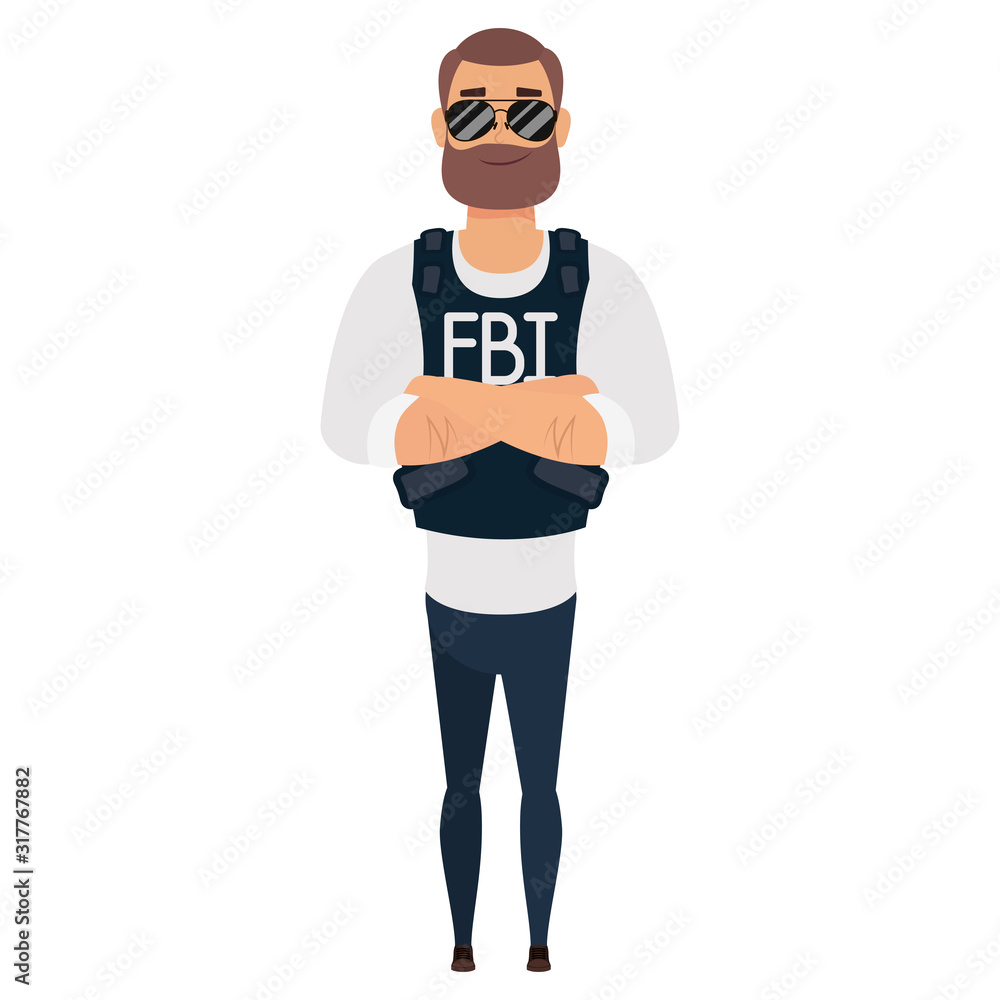 young man with beard fbi agent young man with beard fbi agent