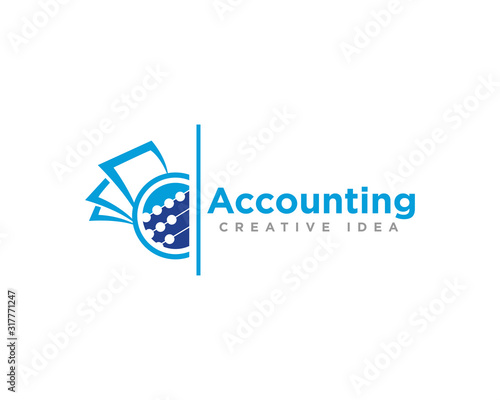 Finance and Accounting Logo Design Vector